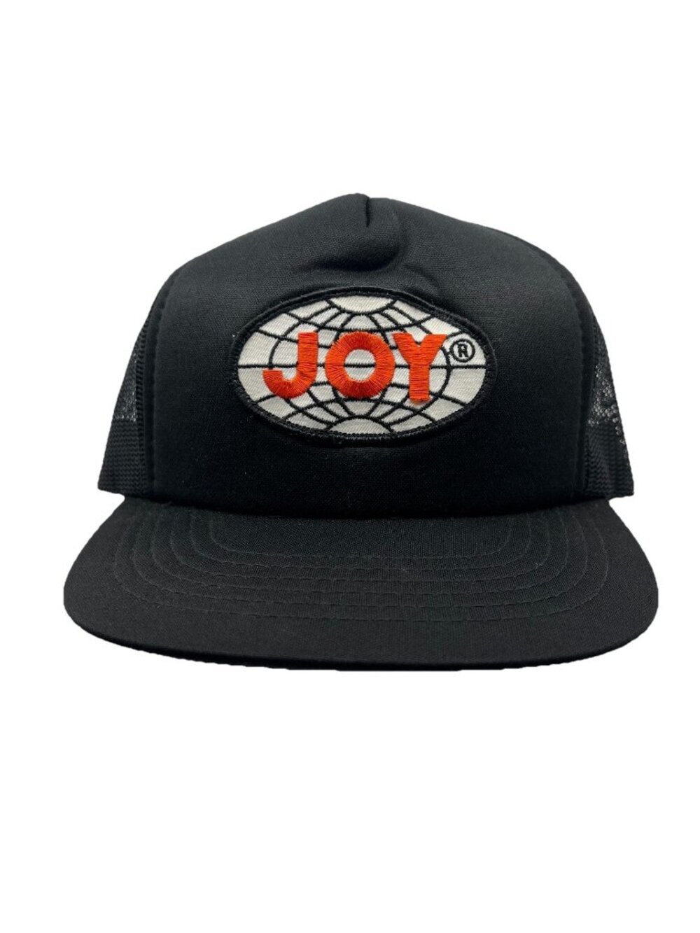 Joy Coal Mining Equipment Vintage Trucker Snapback Mesh Hat London Cap Dad Black
